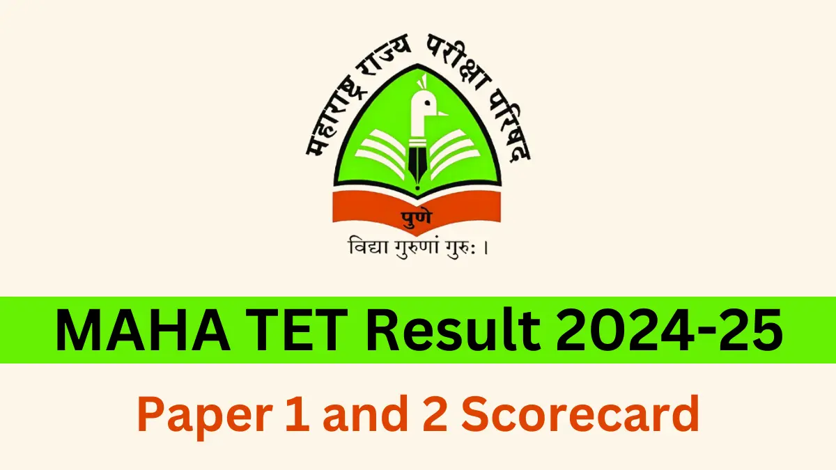 MAHA TET Result 2024-25