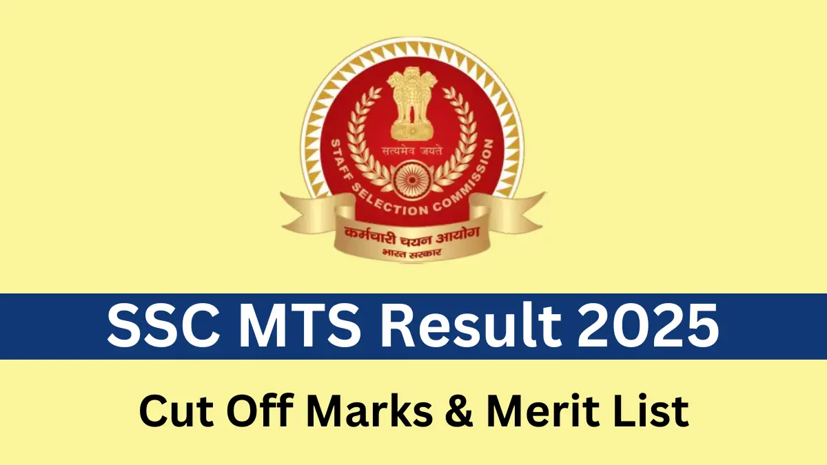 SSC MTS Result 2025 Date